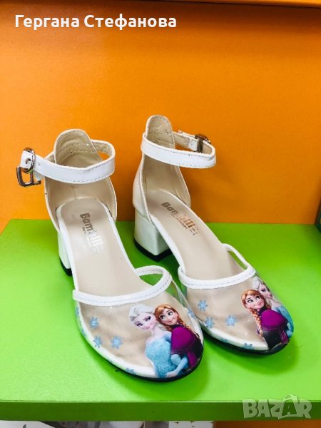 Обувки на ток Елза и Ана Номера-26,27,28,29,30,31,32,33,34,35,36 Цена -38 лв, снимка 1