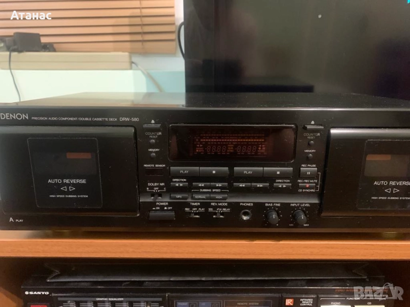 касетен дек Denon DRW-580, снимка 1