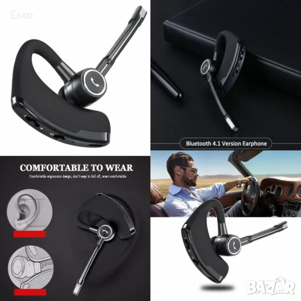 Безжична Bluetooth слушалка Hands-Free V8S, снимка 1
