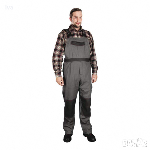 Нов мъжки работен гащеризон  100% памук, нов, 52-56, снимка 1