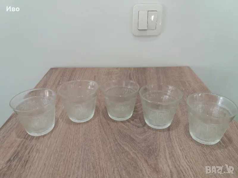 Стъклени чаши за ракия, снимка 1