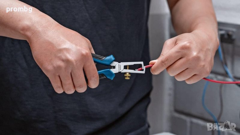 клещи Bosch Professional 160мм, сваляне на изолация, оголване на кабел, снимка 1