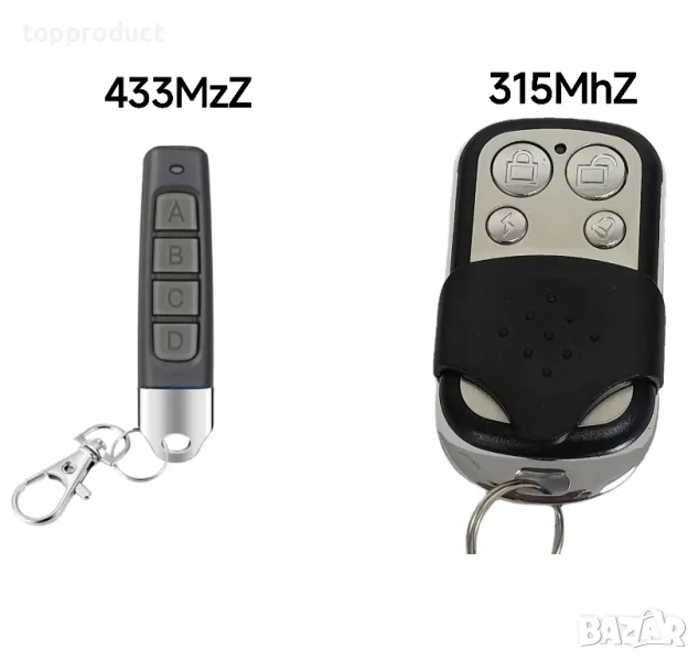 Универсални самокопиращи клонинг дистанционни 315MhZ и 433MHZ , снимка 1