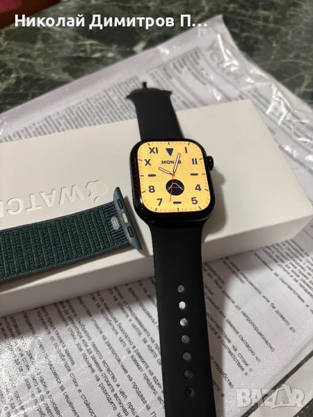 Apple watch 10 42mm Jet Black Гаранция, снимка 1
