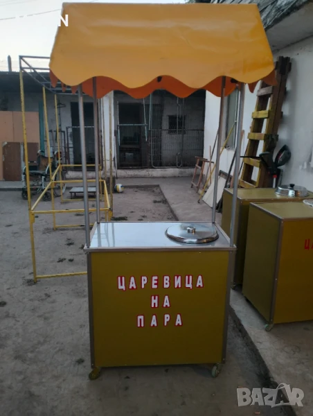 Количка за царевица на пара , снимка 1