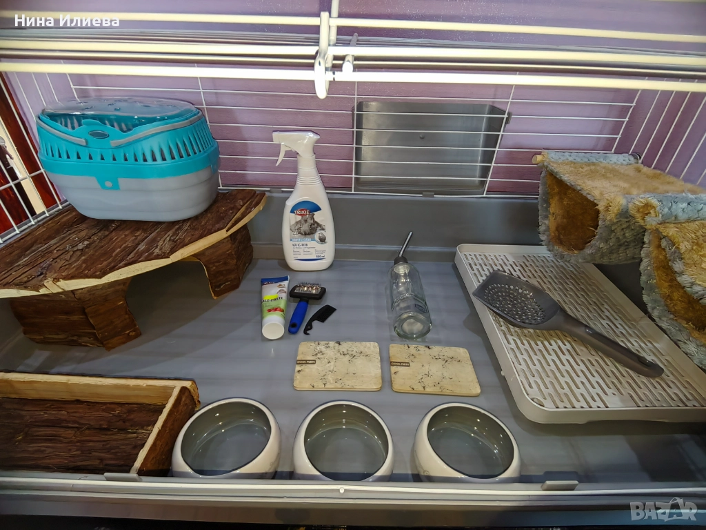 Продавам клетка и обзавеждане, снимка 1