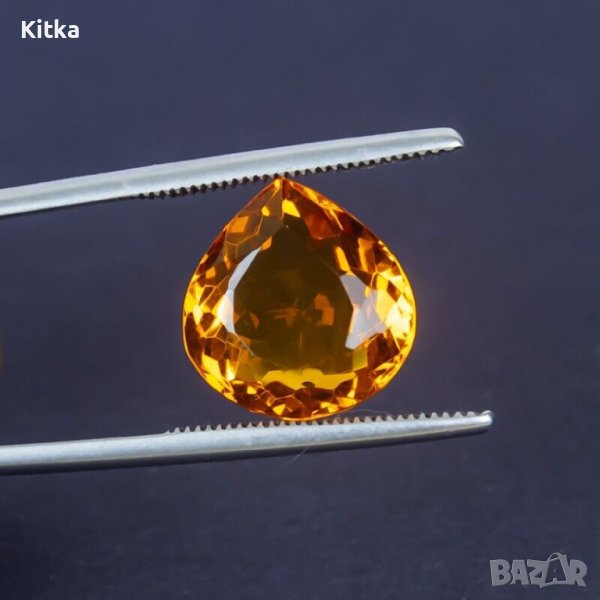 Нежен жълт цитрин 16.00 ct.+ сертификат, снимка 1