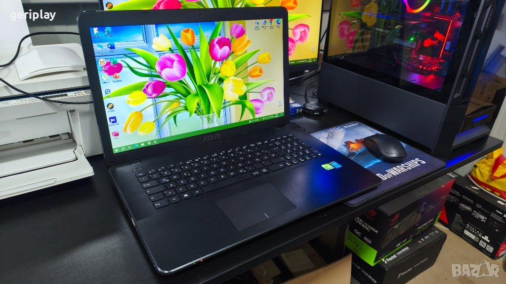 Голям и Бърз 17.3 Лаптоп ASUS с Intel Core i5 / 12Gb RAM / GeForce 920M / SSD, снимка 1