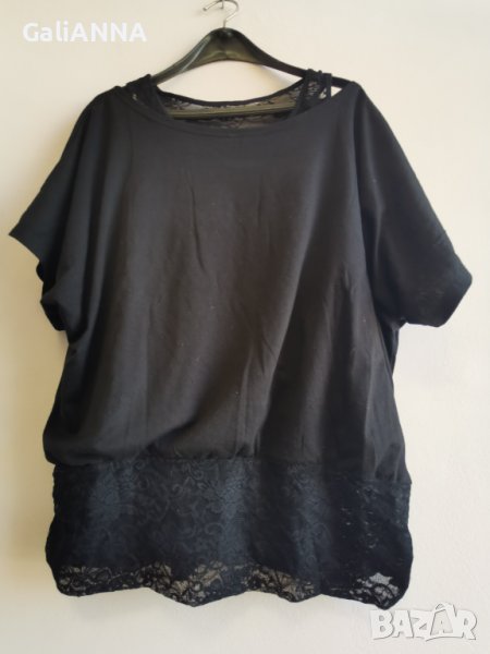 СТРАХОТНА ТУНИКА С ДАНТЕЛА 2XL, снимка 1