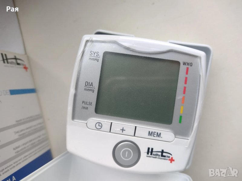 SHL-158LA - Апарат за кръвно налягане Healthy Line, снимка 1