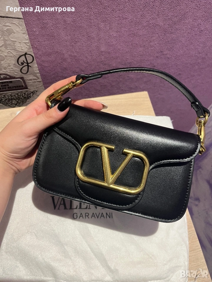 Valentino Garavani – черна чанта, снимка 1