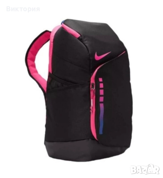 нова раница на nike черна с розово, снимка 1