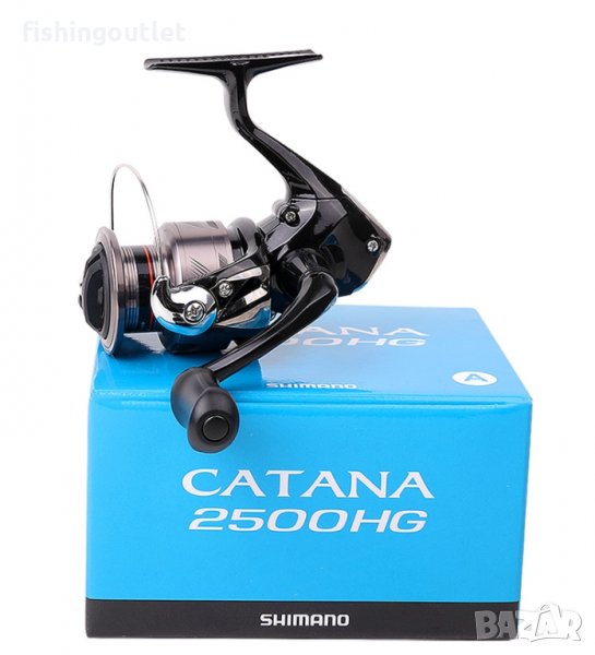 Бързооборотна спинининг макара SHIMANO Catana 2500 HG FD, снимка 1
