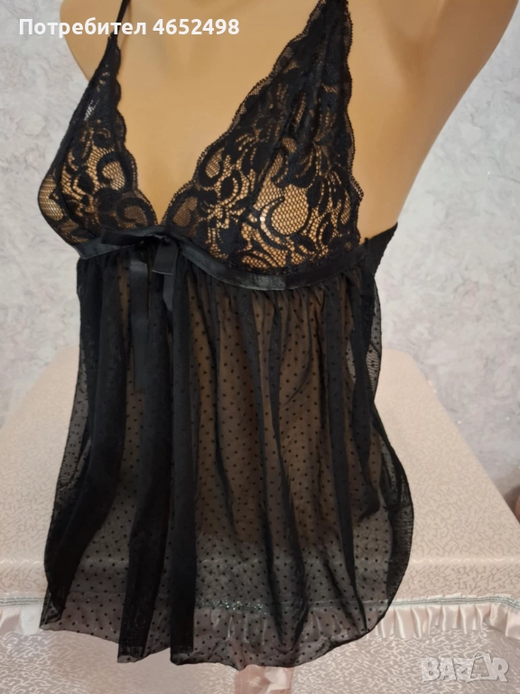 Нощничка с дантела, снимка 1