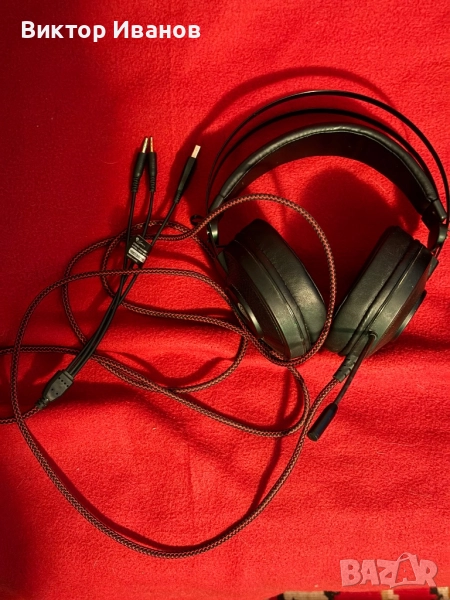 Гейминг слушалки Genesis - Neon 600, RGB, черни , снимка 1