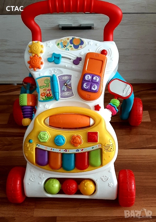 Музикална проходилка ,за бутане и музикална игра,за50лв, снимка 1