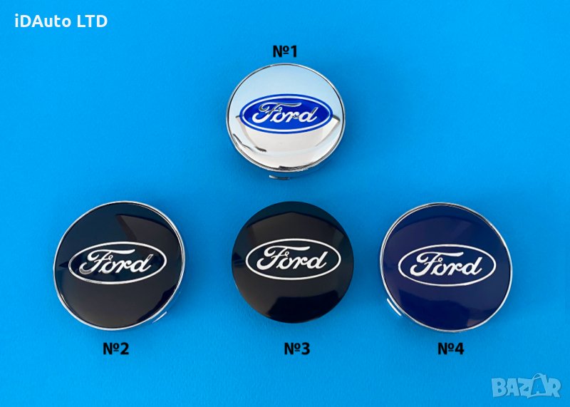 Капачки за джанти Ford, форд, focus, fiesta, escort, mondeo, galaxy, снимка 1