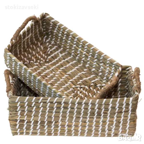 Панер с дръжки правоъгълен, 2 размера, снимка 1