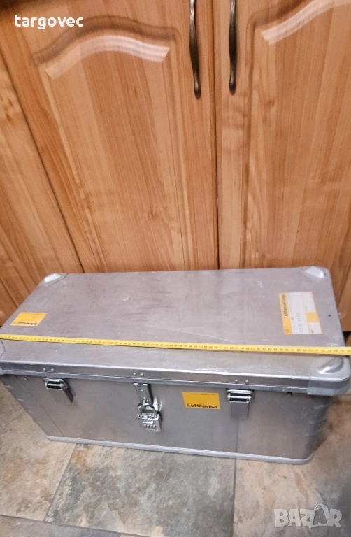 алуминиев летателен сандък плюс катинар abus, снимка 1