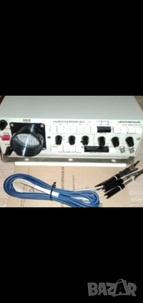 Малък радиолюбителски осцилоскоп с ръководство и сонди, снимка 1