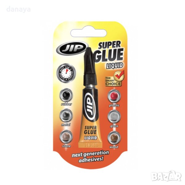 3164 Универсално лепило Super Glue Liquid JIP секундно, 3g, снимка 1
