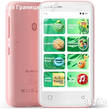 Нов 80GB Детски MP3/MP4 плеър с WiFi, Bluetooth и родителски контрол, снимка 1