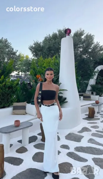 Дамски сет от топ с пола Monro, снимка 1