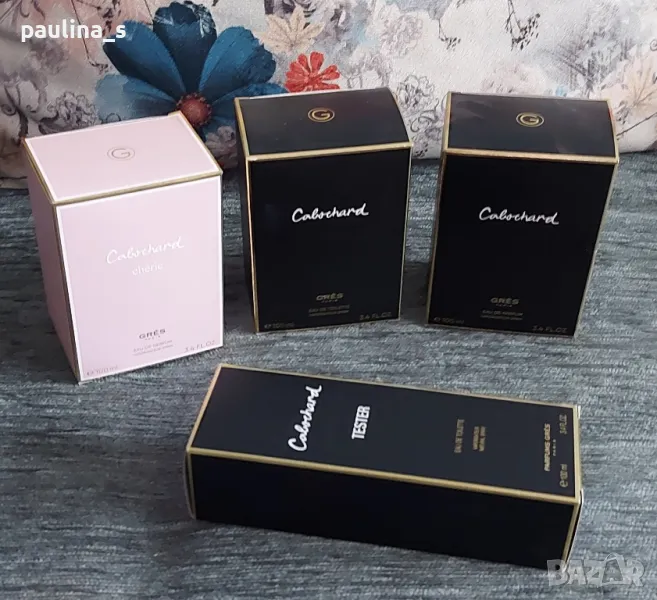 Четири броя / Дамски парфюм "Cabochard", "Cherie" de Gres / 100ml EDP, 100ml EDT , снимка 1
