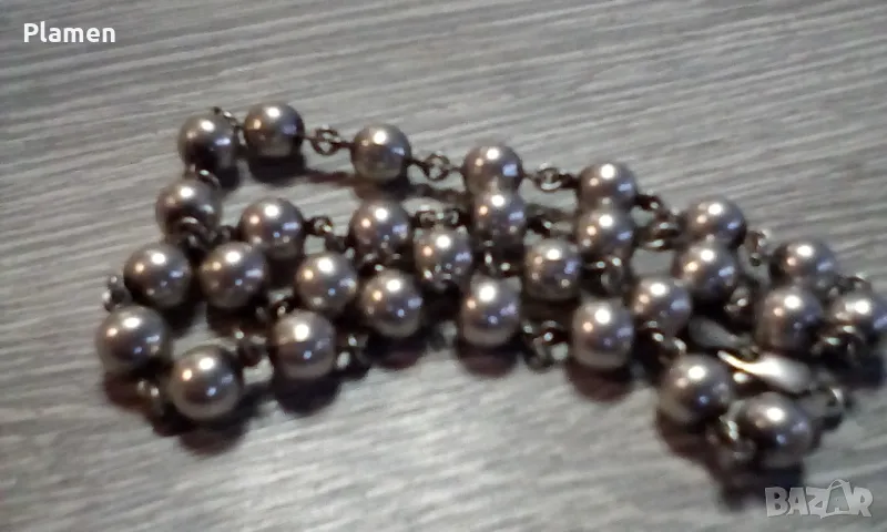 Сребърно колие, снимка 1