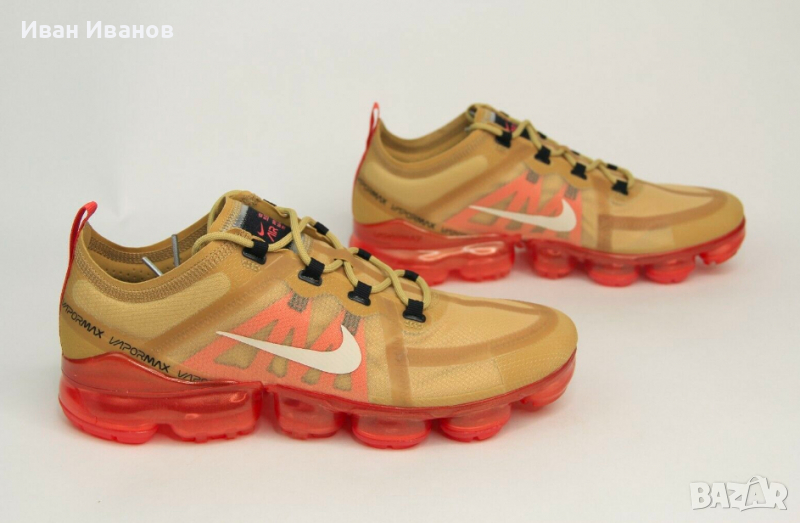оригинални Nike Air Vapormax 2019 Gold Light номер 39-40, снимка 1