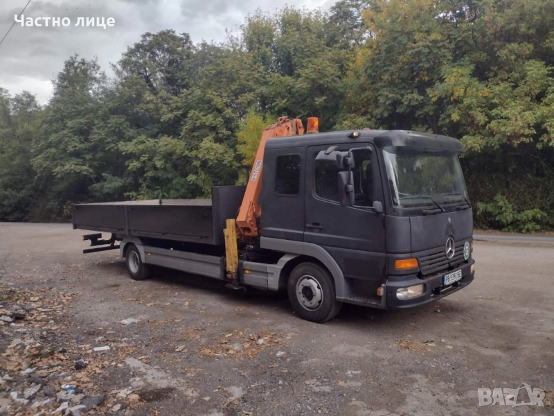 Mercedes Atego Атего 815 камион с кран 5+1 с климатик, снимка 1