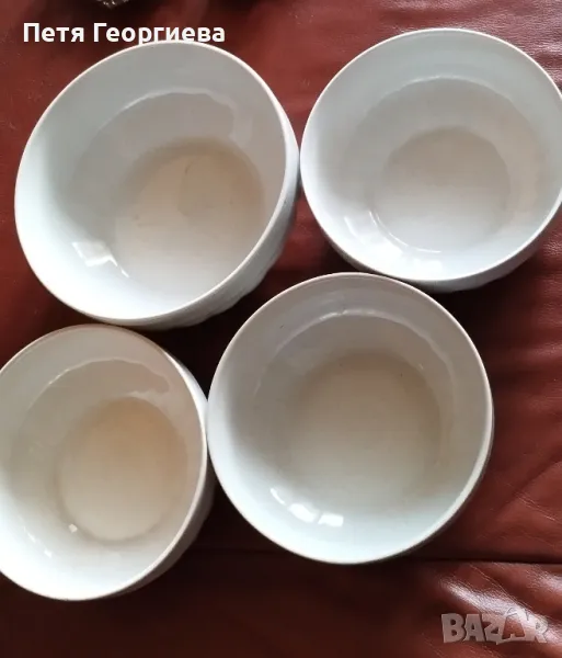 4 големи порцеланови купи, снимка 1