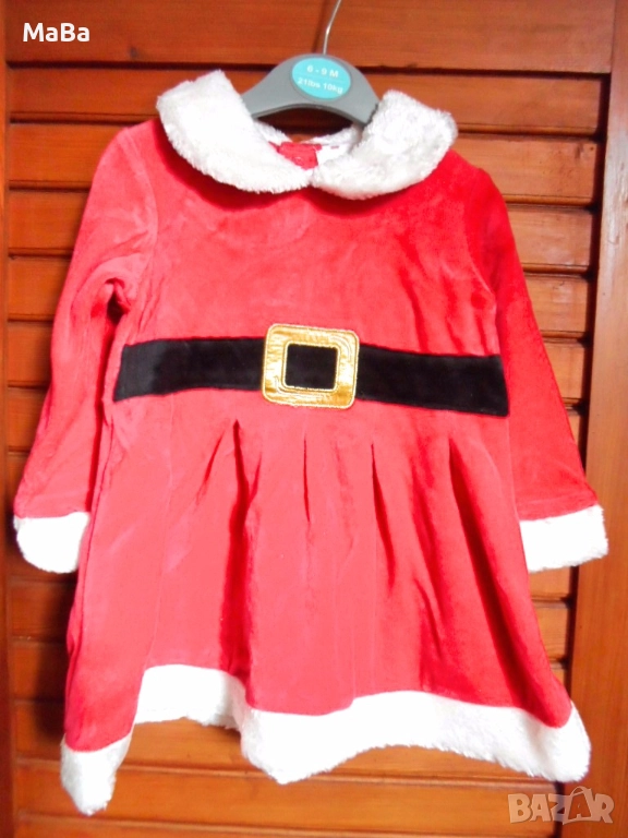 Коледна РОКЛИЧКА Primark /0-9мес./, снимка 1