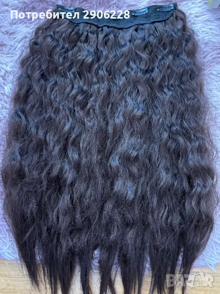 Тъмно кафяви екстеншъни за удължаване, снимка 1