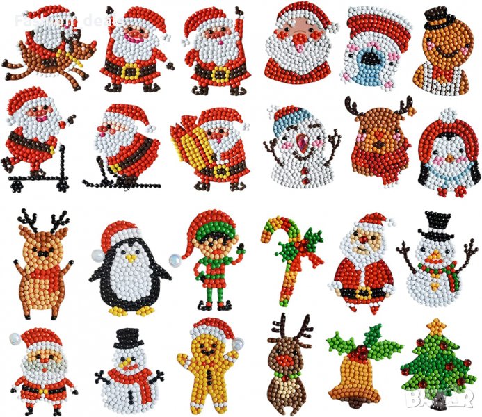 Нов комплект коледен 5D диамантен гоблен Декорация Арт Релакс, снимка 1