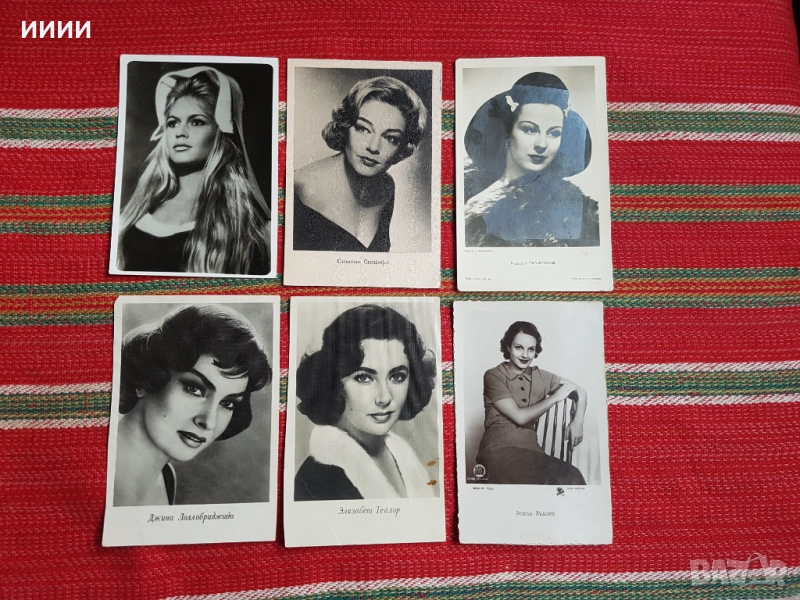 Снимка картичка актриси, снимка 1