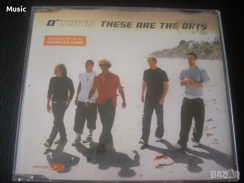 O-Town ‎– These Are The Days - сингъл диск, снимка 1