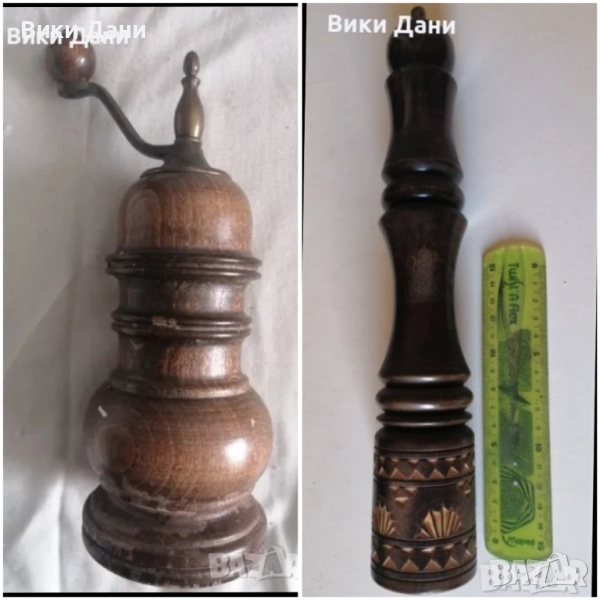 Австрия разни Мелници струговано дърво сол пипер , снимка 1