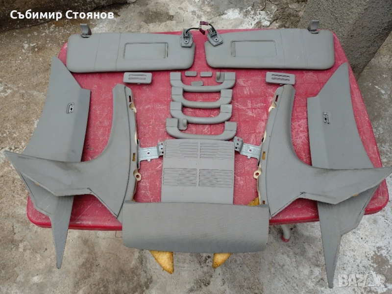 Сиви елементи за таван bmw e60, снимка 1