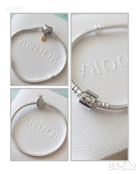 Сребърни гривни с печат Pandora , снимка 1