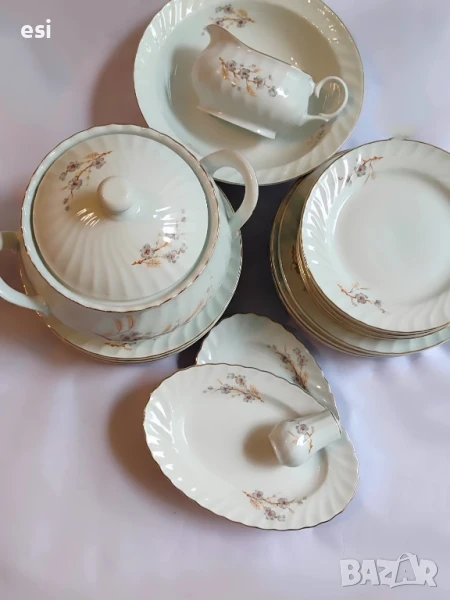 Български сервиз ябълков цвят , снимка 1