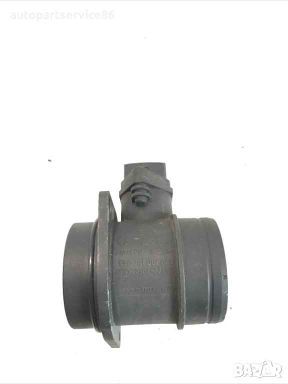 Дебитомер за въздушен поток за KIA Cerato 1.5 CRDi (2004) 0281002669, снимка 1