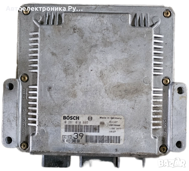 ECU компютър , Citroen C5, 2.2 HDI ,0281010885, 9645534880, 0 281 010 885,, снимка 1
