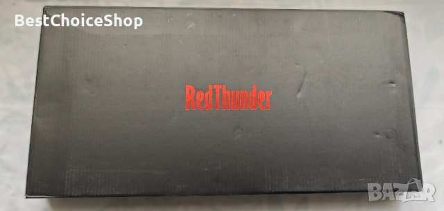 Гейминг RedThunder безжичен комплект клавиатура + мишка (бял)