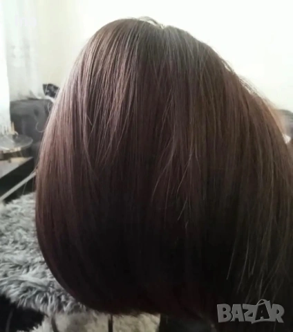Перука кестенява каре, снимка 7 - Аксесоари за коса - 53038060