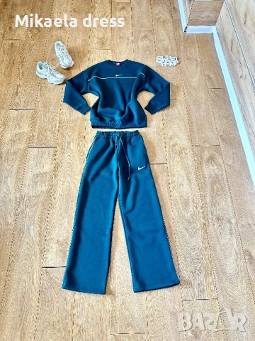 Продавам разкошен и много топъл ежедневен сет от марката Nike. В употзелен цвят.С,М Л размер, снимка 8 - Спортни екипи - 51939869