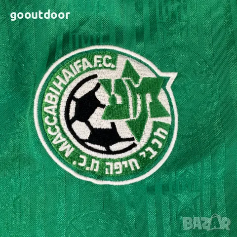 Vintage Lotto Maccabi Haifa футболна тениска S/M, снимка 4 - Футбол - 50173145