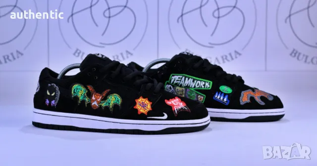 Nike SB Dunk Halloween Ben & Jerry Мъжки Дамски Маратонки, снимка 6 - Маратонки - 47413801