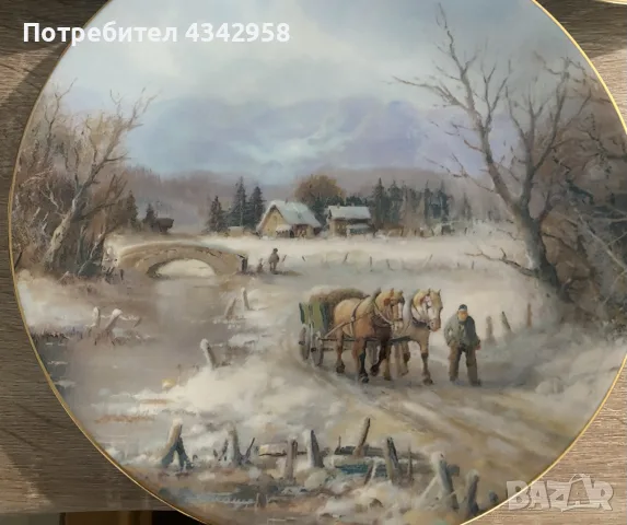 Колекционерски порцеланови чинии Tirschenreuth – H. E. Feldkamp, Германия., снимка 2 - Други ценни предмети - 55848696