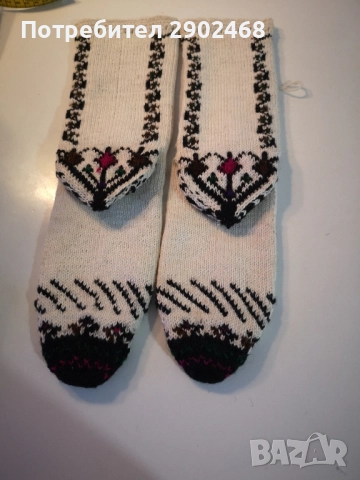 Плетени чорапи за народна носия. , снимка 7 - Антикварни и старинни предмети - 52330494